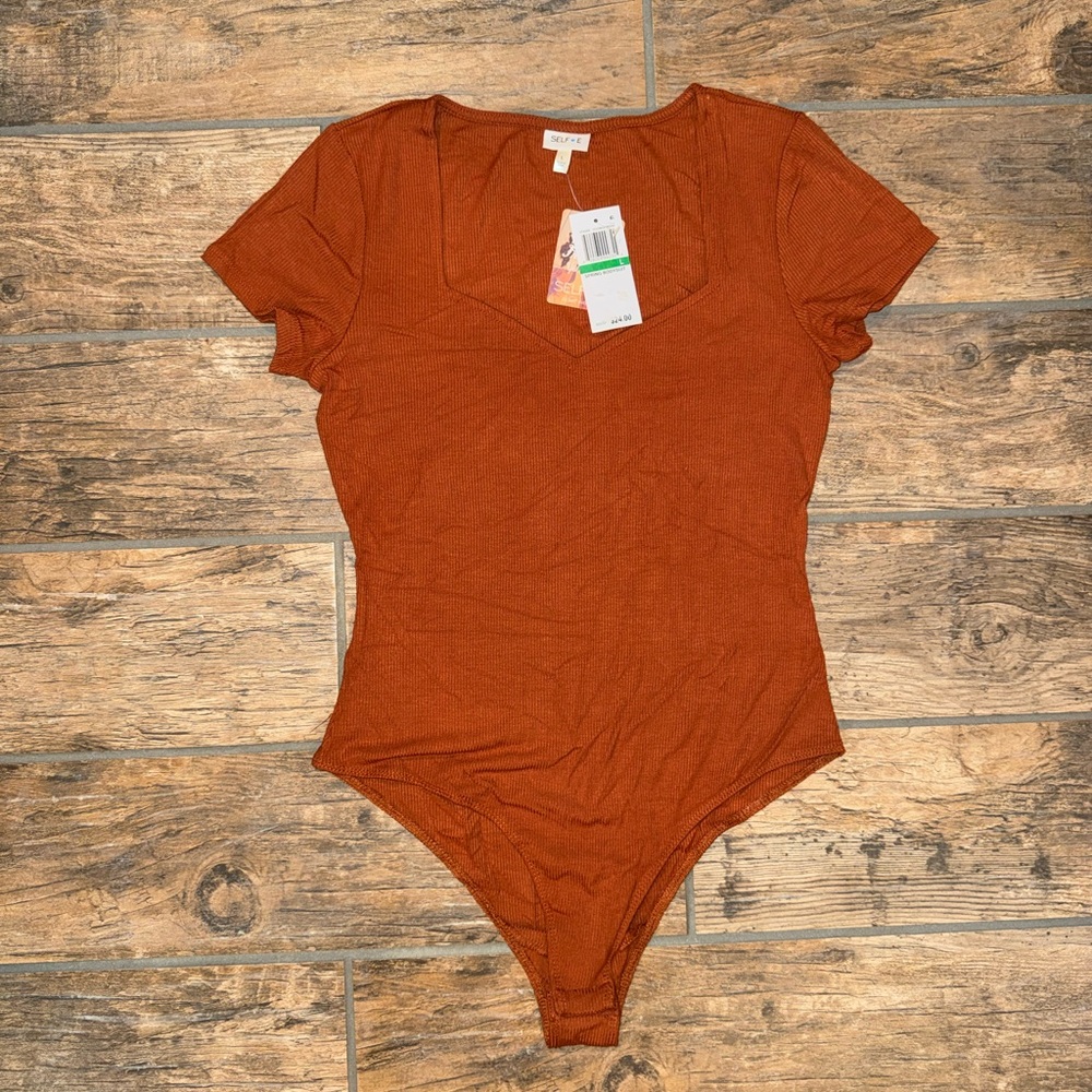 Self Esteem Rust Bodysuit